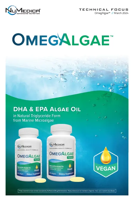 OmegAlgae™ TG260 Technical Focus